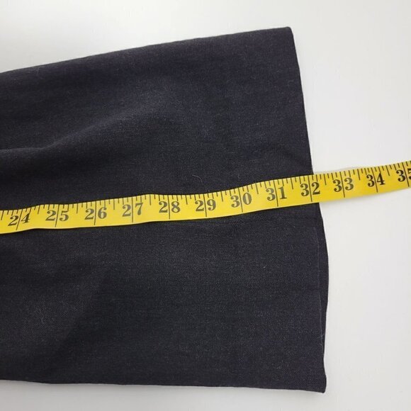 Lauren Ralph Lauren Women's 96% Wool Grey High-Rise Straight Leg Pants Sz 14 - Picture 10 of 11